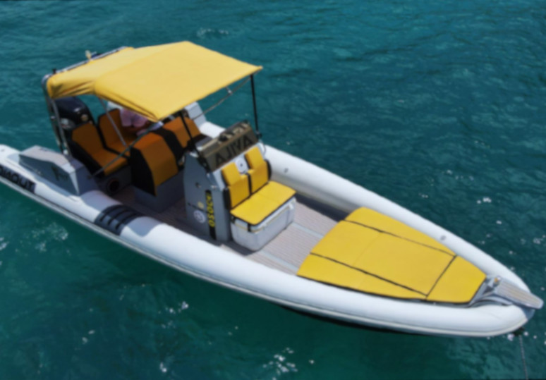 Alquiler de barcos en ibiza THE WASP desde Santa Eulalia del Rio. Descubre Ibiza desde una perspectiva diferente con nuestro alquiler de barcos. Una experiencia única para tus vacaciones en la isla.