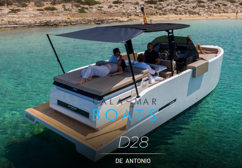 Alquiler de barcos en ibiza DEANTONIOD28 desde Santa Eulalia del Rio. Descubre Ibiza desde el mar con nuestra flota de barcos de alta calidad. Ofrecemos un servicio excepcional para que tus vacaciones sean inolvidables.