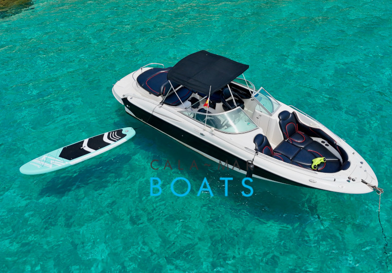 Alquiler de barcos en ibiza EXPERIENCE III desde Santa Eulalia del Rio. ¿Quieres disfrutar de un día inolvidable en Ibiza? Alquila uno de nuestros barcos y descubre las maravillas que ofrece la isla.