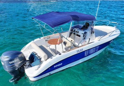 Alquiler de barcos en ibiza Elda desde Santa Eulalia del Rio. Descubre Ibiza desde una perspectiva diferente con nuestro alquiler de barcos. Una experiencia única para tus vacaciones en la isla.